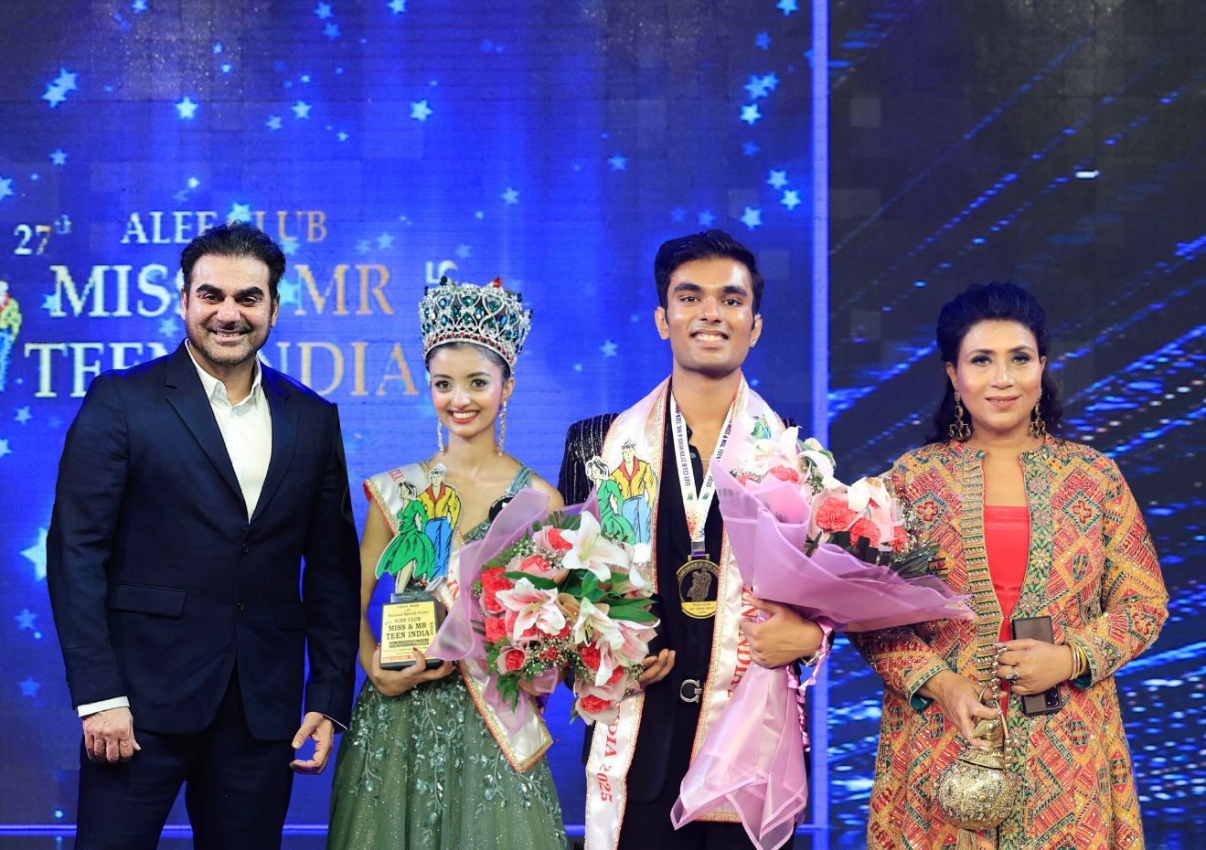 Miss Teen India 2025 Mishty Gadhwal & Mr Teen India 2025 Raghav Sarraf Crowned at Alee Club Grand Finale in Delhi