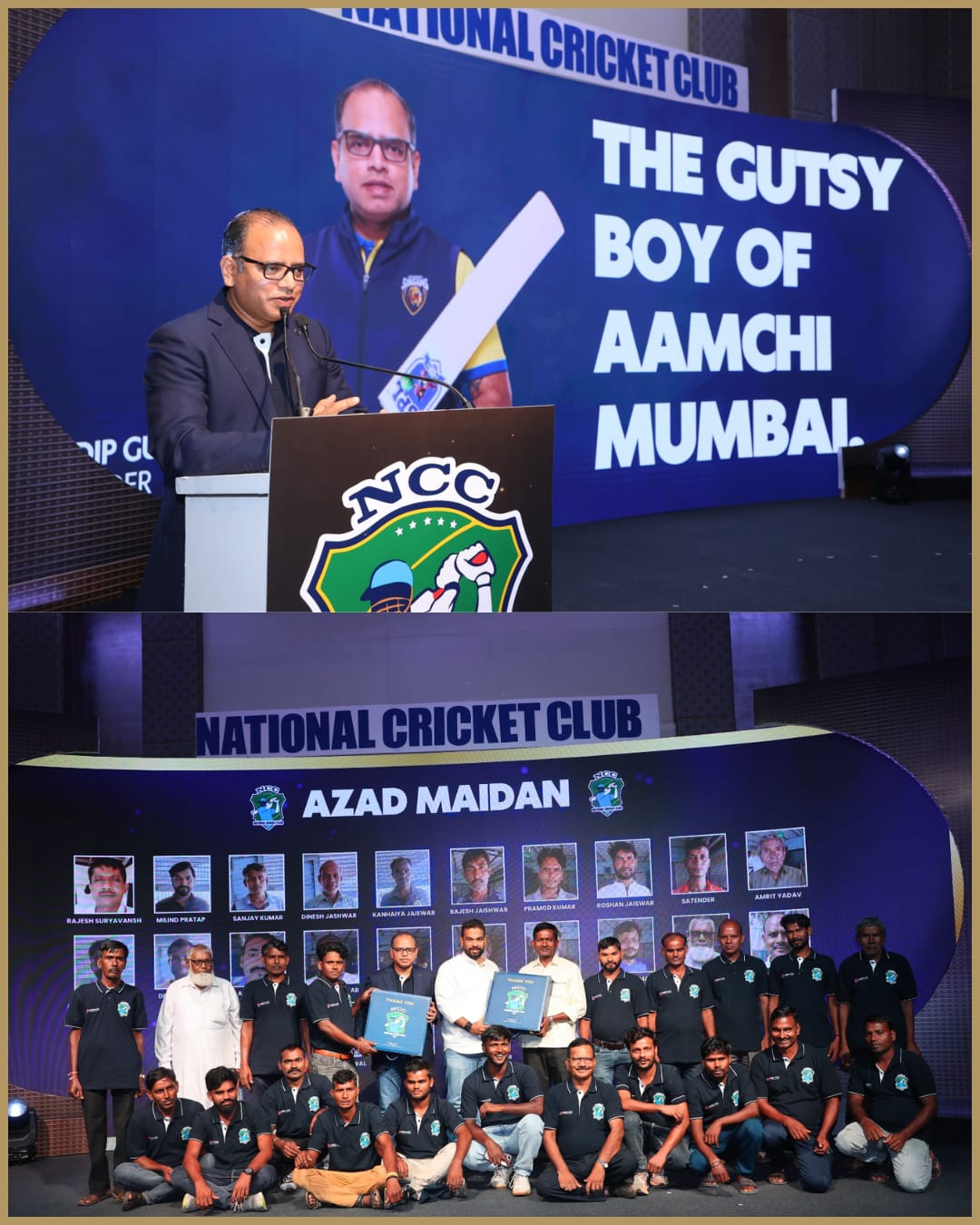 If Mumbai is Cricket’s ‘Pandhari’, Groundsmen are the ‘Poojaris'”: Rajdip Gupta, President, National Cricket Club.