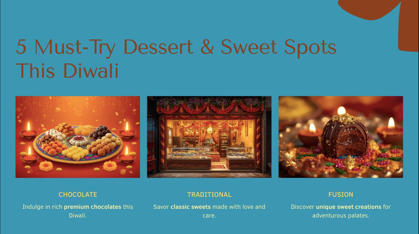 5 Must-Try Dessert & Sweet Spots This Diwali In Delhi NCR – 2025