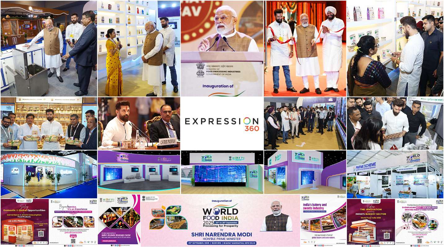 Expression 360 Architects an Unforgettable Narrative of Innovation and Heritage at World Food India 2025