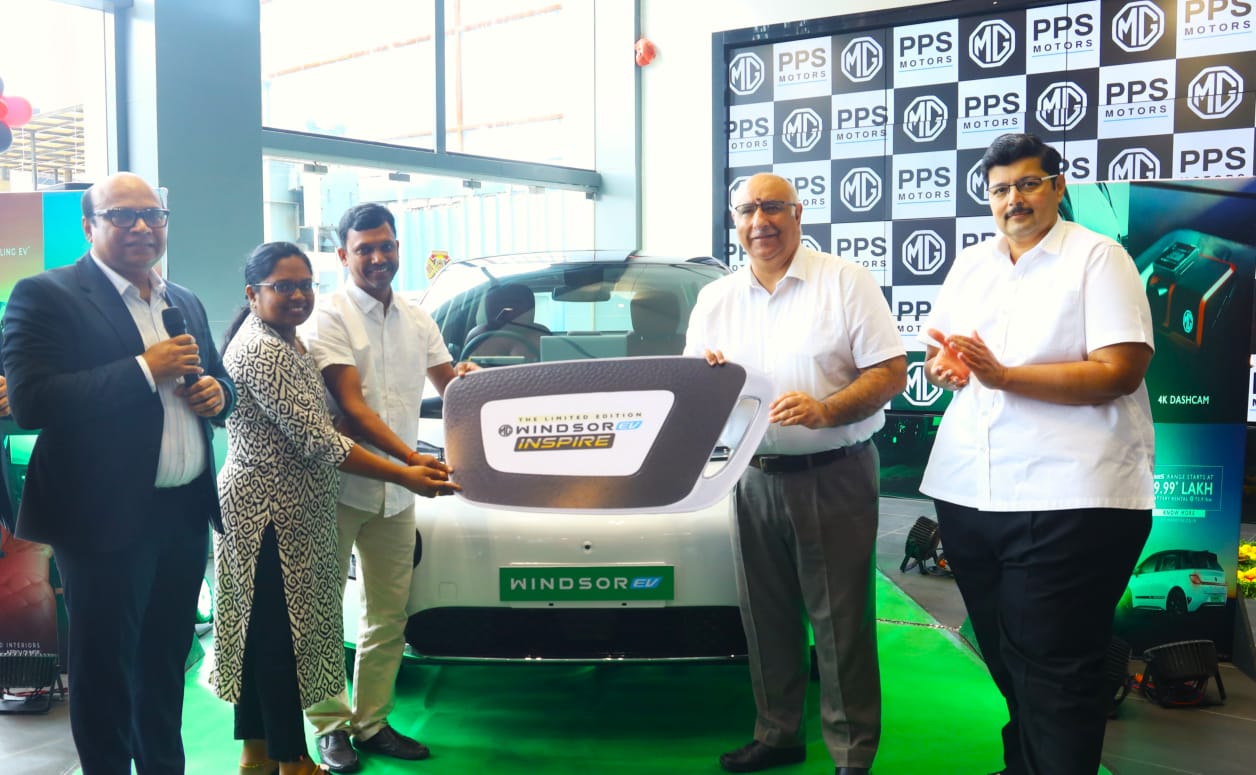 PPS Motors launches MG Windsor Inspire Edition for a Sustainable EV Future in Hyderabad