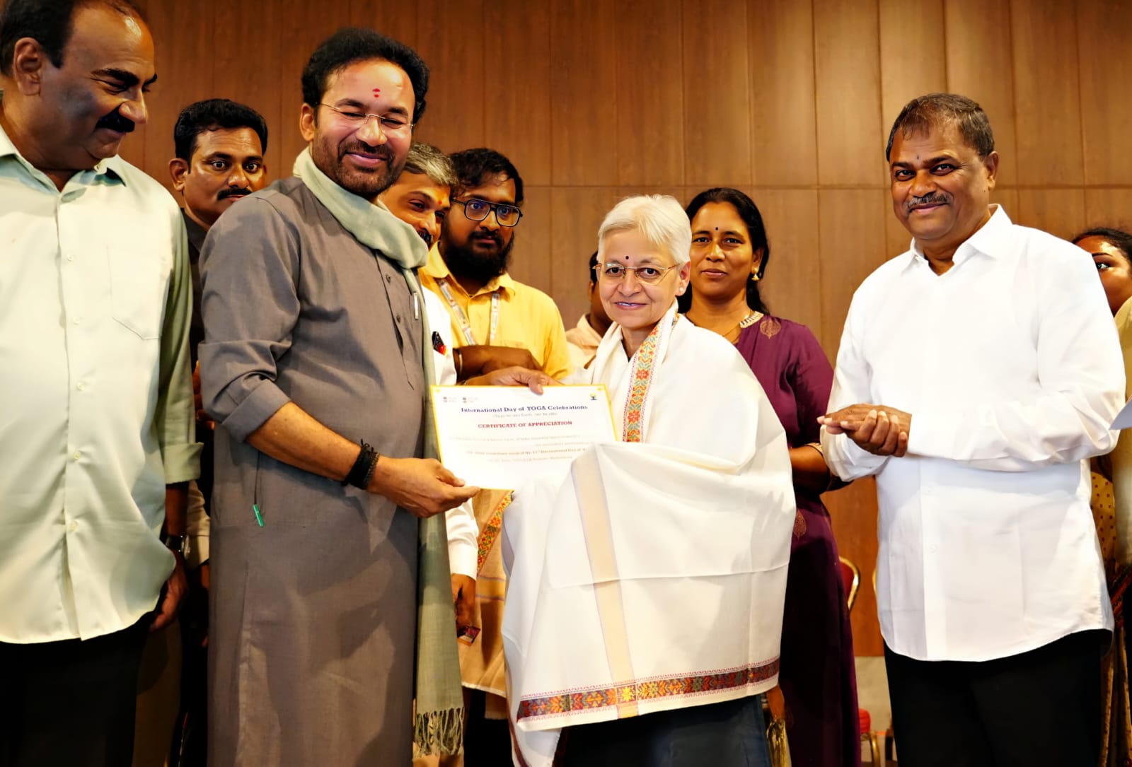 Leela Rani Kodali Felicitated by Minister of Mines of India G. Kishan Reddy and Soaring High on the Global Platform as a Social Activist