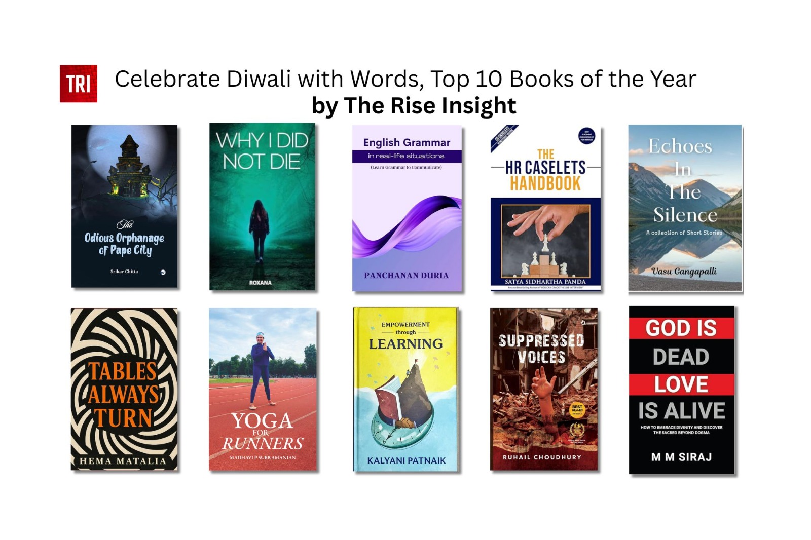 Celebrate Diwali with Words, Top 10 Books of the Year by The Rise Insight
