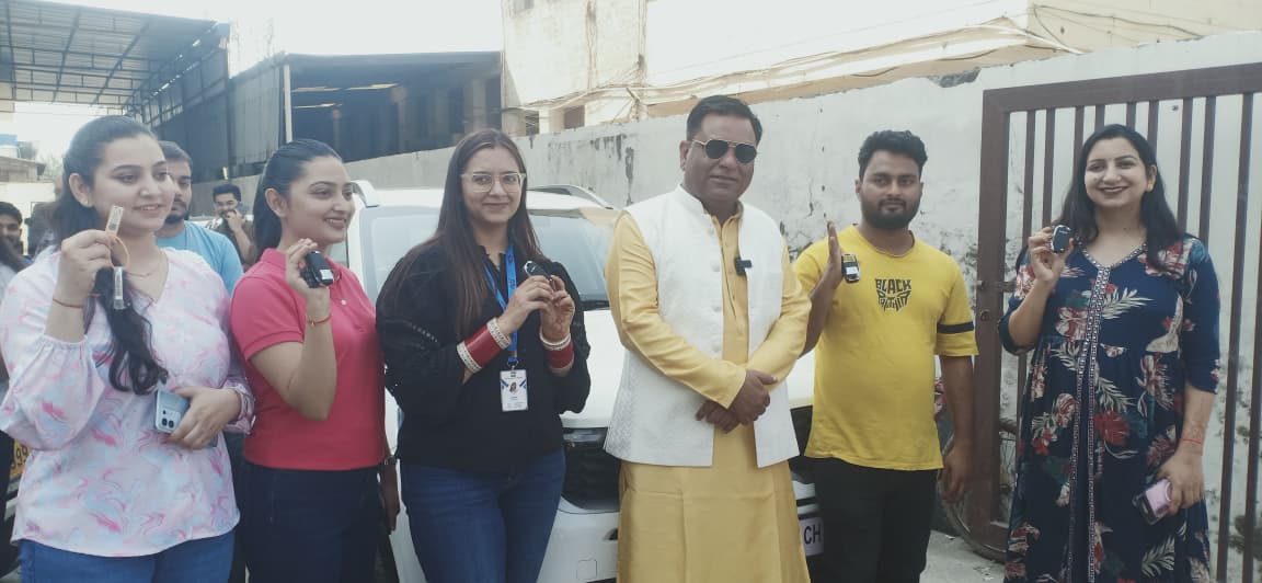 MK Bhatia Goes Viral Again This Diwali — Gifts Luxury Cars to his team for the Third Consecutive Year