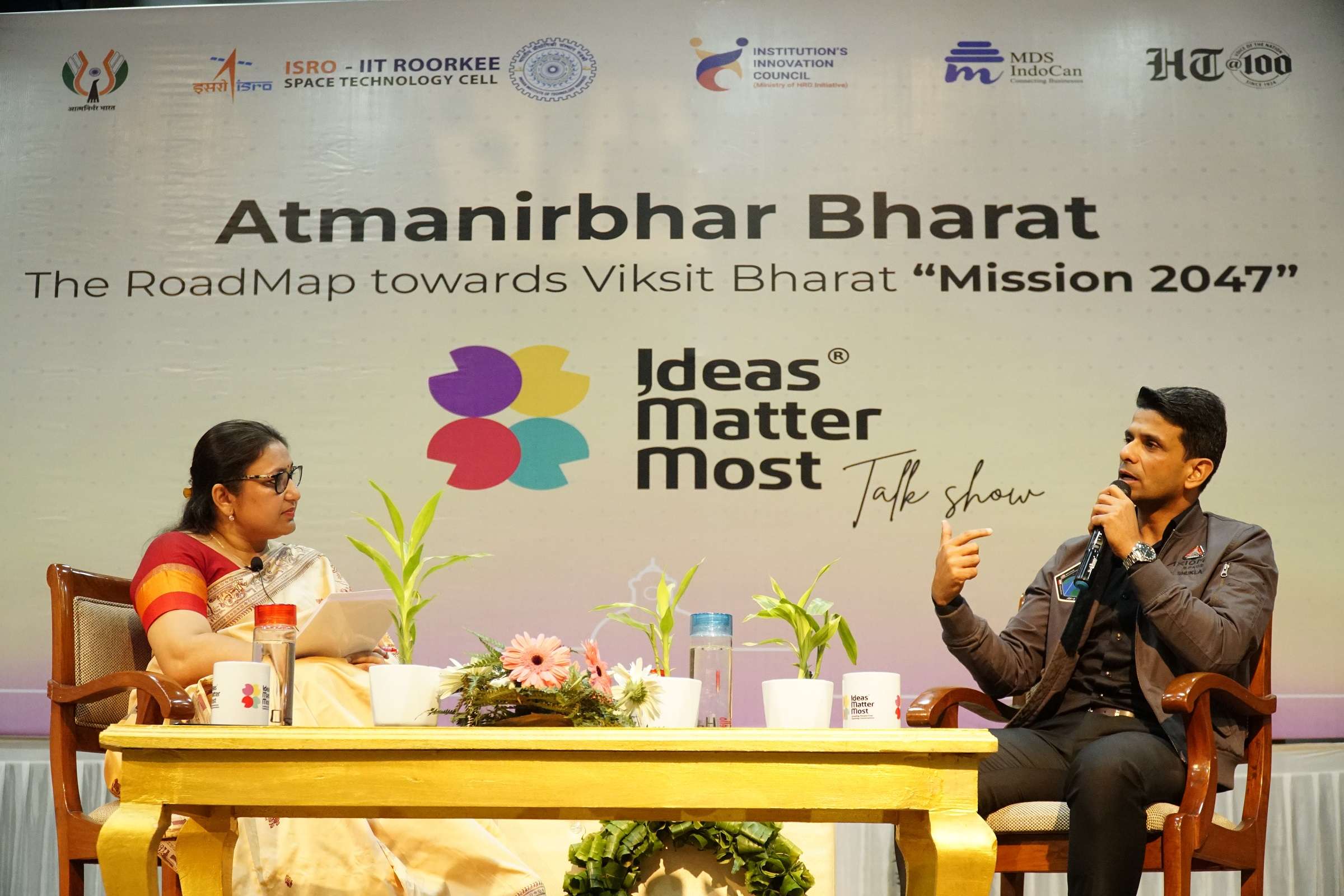 “Ideas Matter Most” the prestigious talk show Roars at IIT Roorkee — Astronaut Shubhanshu Shukla Inspires Youth to Dream Big, Build Bold, and Lead India to 2047