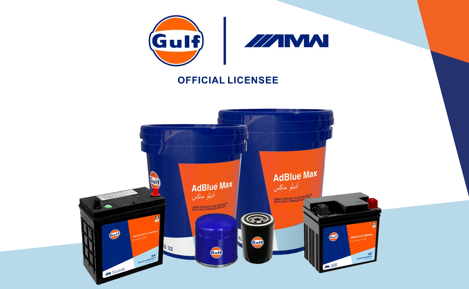 Gulf Oil International Ltd and AMW Global Enter in to a Major Licensing Partnership to Launch Gulf Auto Products Across Asia and Middle East.