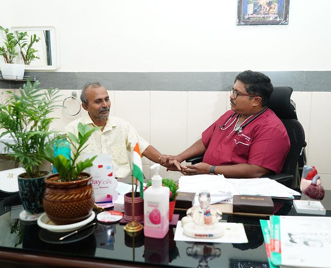 Dr. P.  Srinivasa Chowdary – Leading Cardiologist at Aayush Hospital, Vijayawada, Pioneering Advanced Cardiac Care in Andhra Pradesh