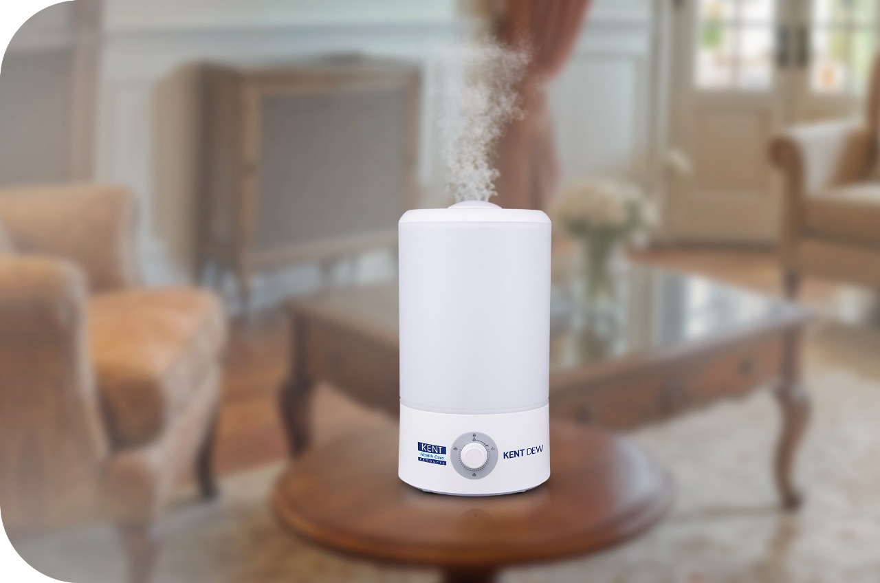 Beat Dry Air Year-Round with the Compact and Smart KENT Dew Ultrasonic Humidifier
