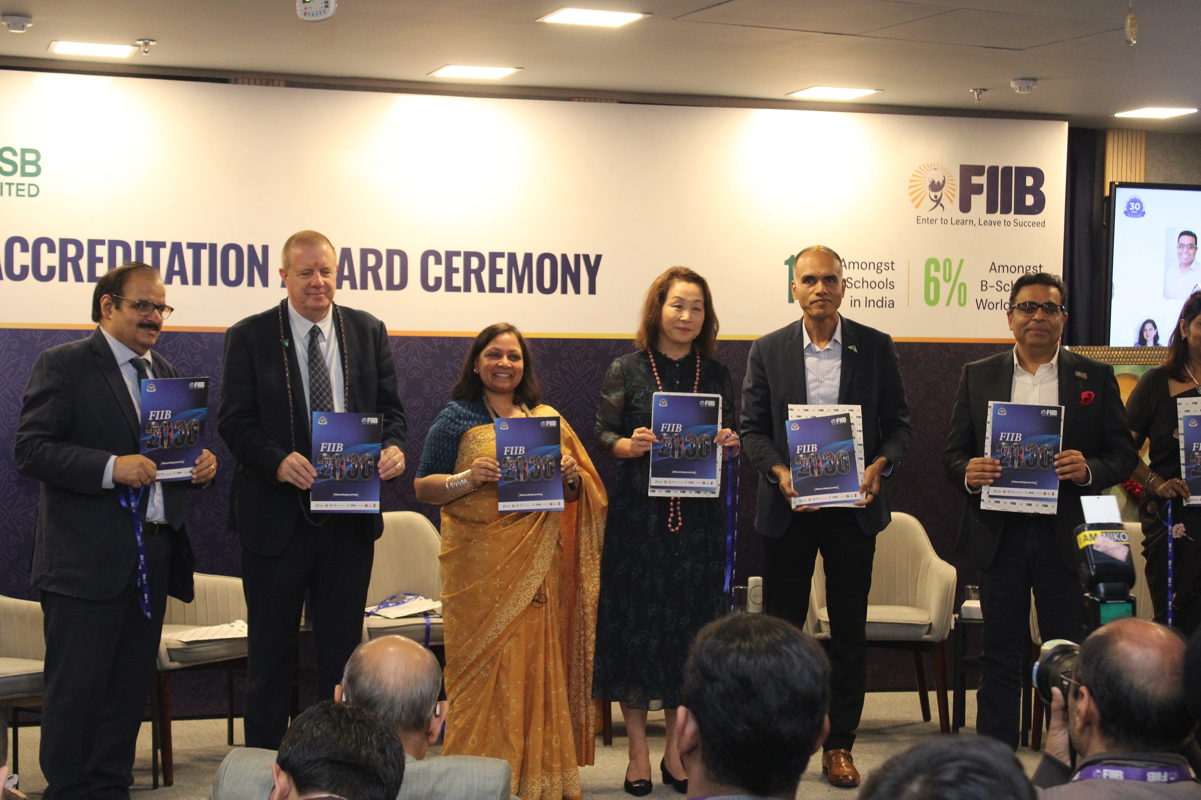 AACSB Panel Confers Accreditation at FIIB Campus, Marking a Milestone for Delhi’s Leading City B-School