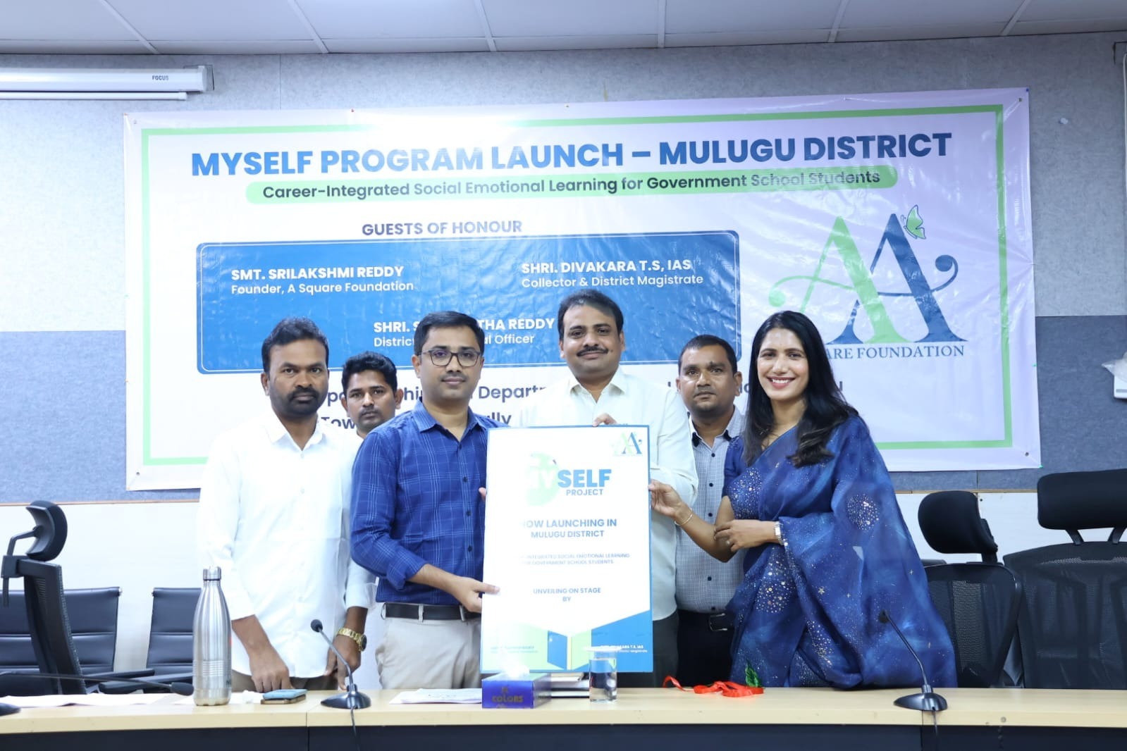 A Square Foundation Expands MYSELF Program to Mulugu District, Strengthening SEL and Career Readiness for Government School Students