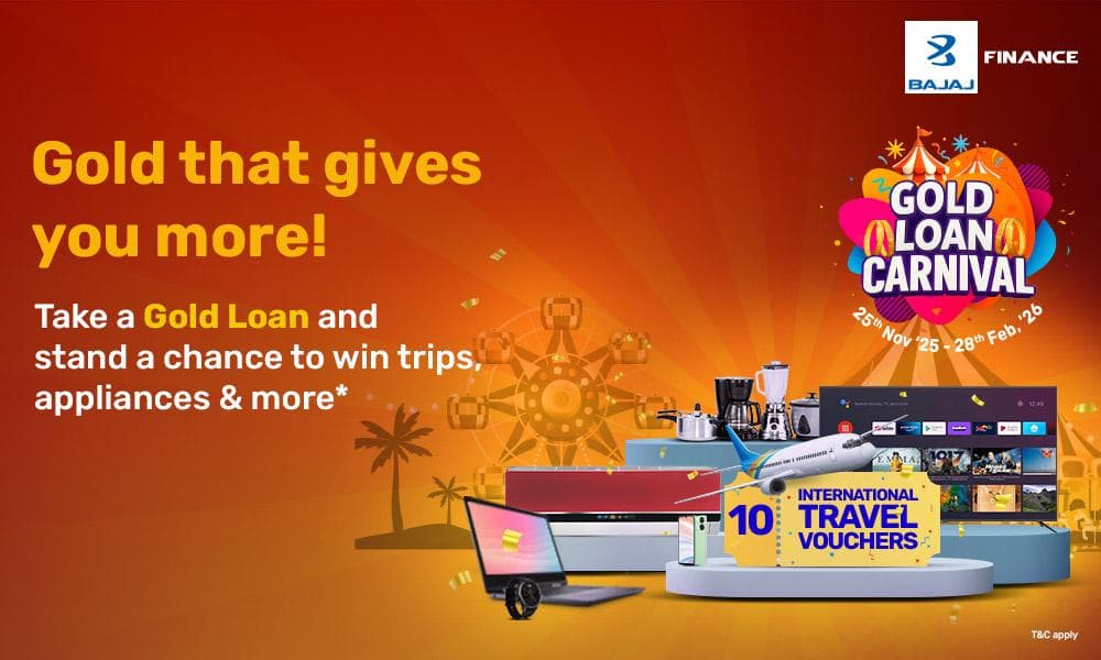 Bajaj Finance announces Gold Loan Carnival to help customers unlock smarter borrowing options