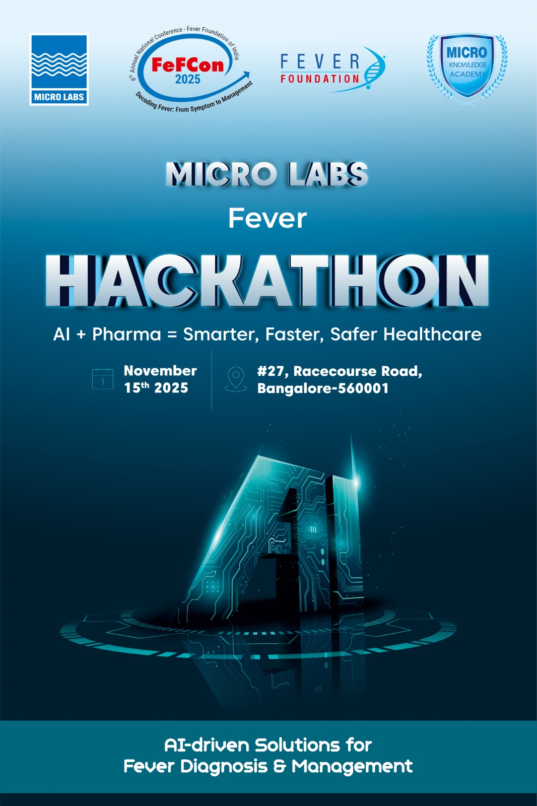 Micro Labs announces AI Hackathon in the run-up to the 8th edition of the Fever Foundation of India Conference (FeFCon 2025)