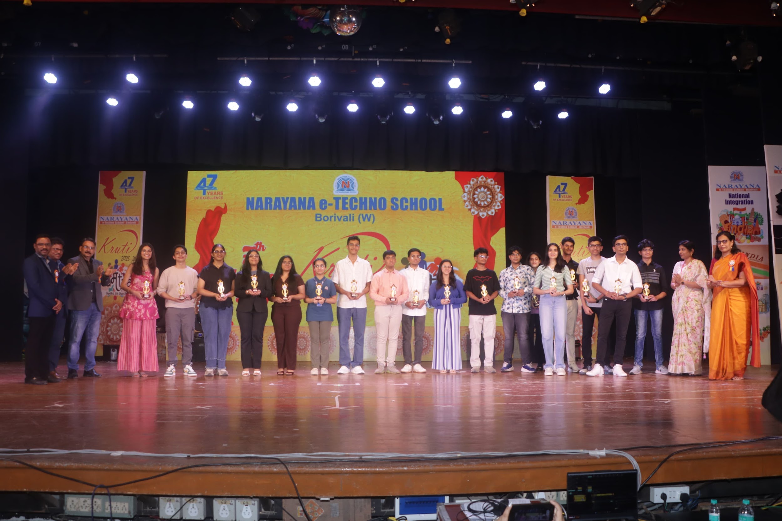 Narayana e-Techno School, Borivali hosted it’s 7th Annual Day “Kruti 2025-26 ” on 1st December 2025 at Prabhodankar Thackeray Auditorium in Borivali