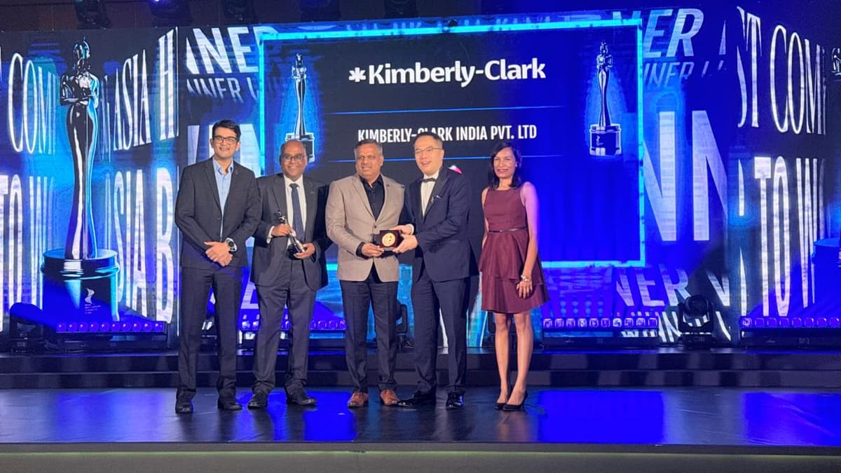 Kimberly-Clark India honoured among Asia’s Best Employers at the HR Asia Awards 2025