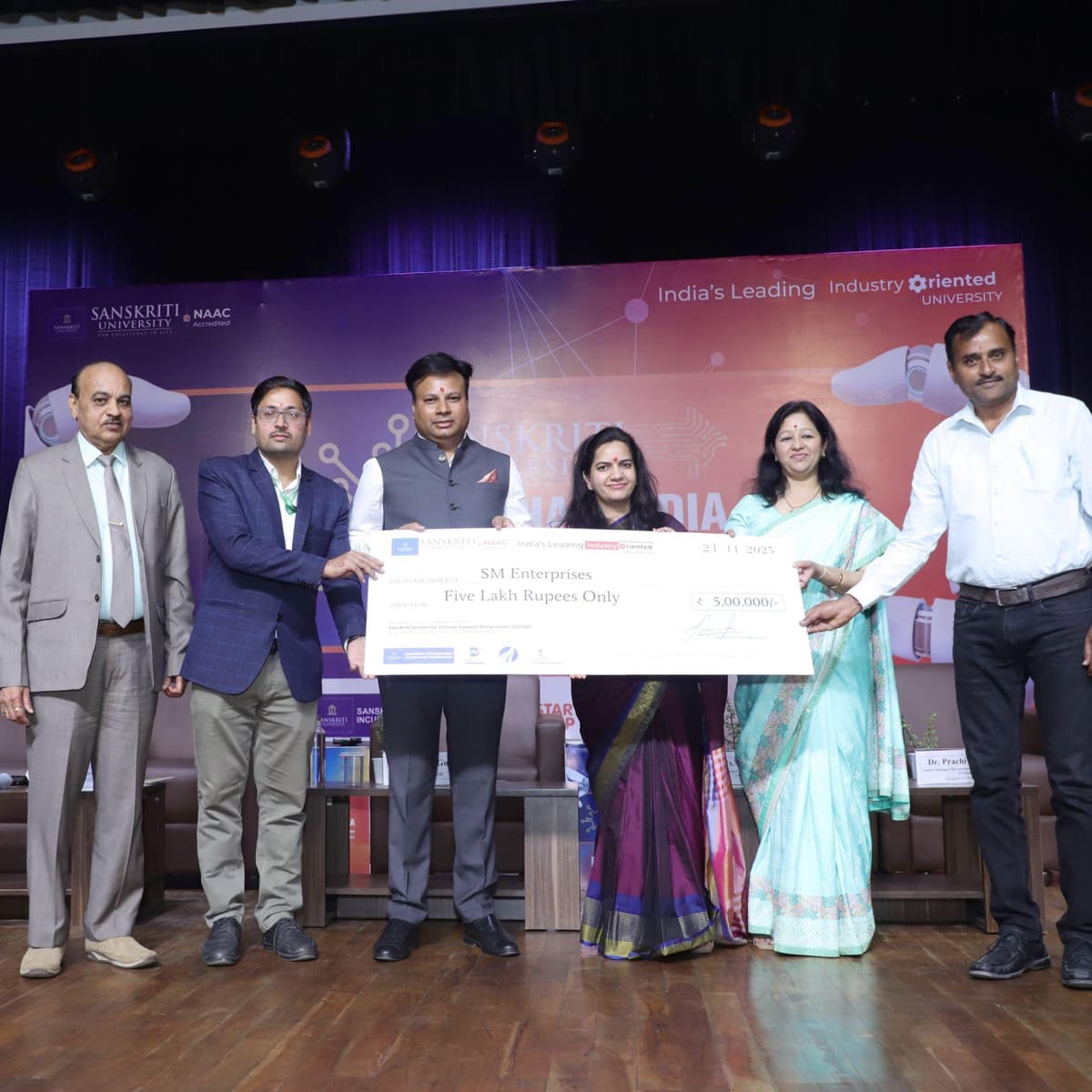 Manthan India: Industry-Tech Conclave 2025 Ignites Innovation at NAAC Accredited Sanskriti University, Mathura